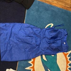 Elegant Blue Midi Dress